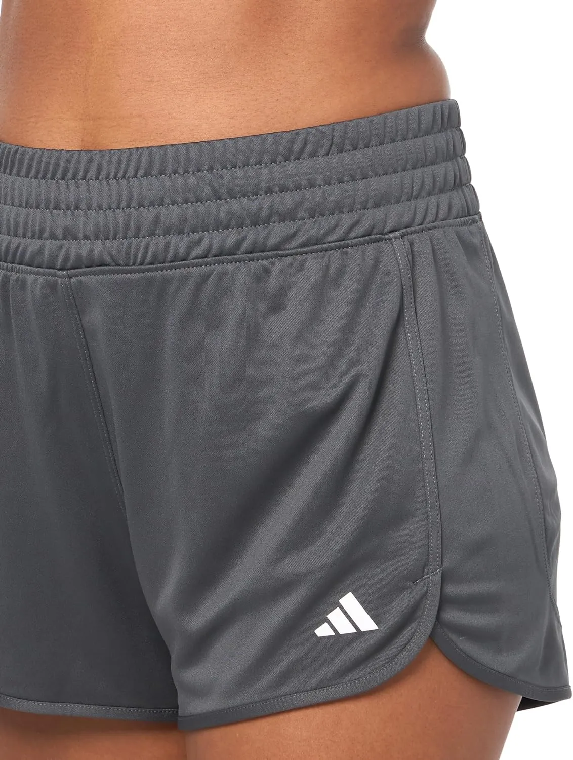 adidas Women's Pacer Essentials Knit High Rise Shorts