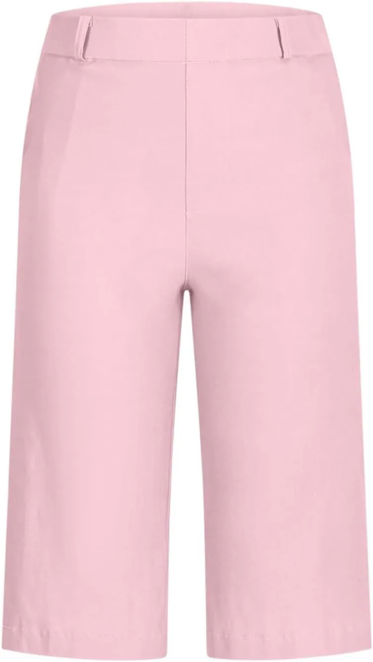 Bermuda Shorts for Women Knee Length Casual High Waisted Chino Shorts with Pockets 2025 Work Comfy Straight Leg Outfits