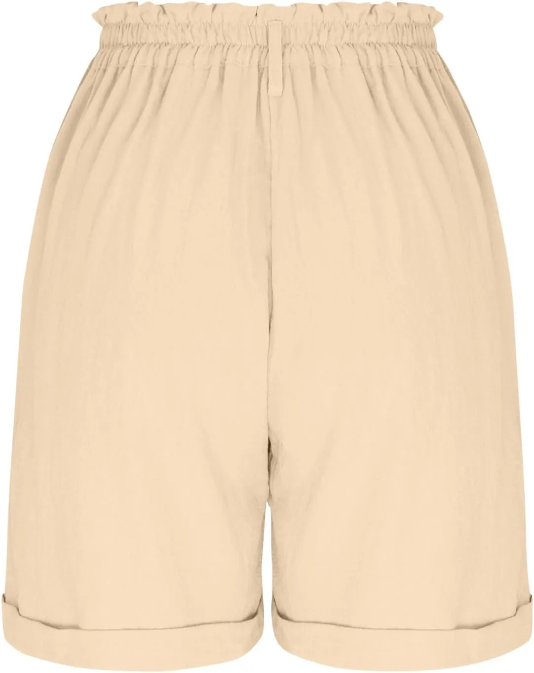 Bermuda Shorts for Women,Summer Casual High Waisted Knee Length Shorts with Pockets Trendy 2025 Vacation Clothes