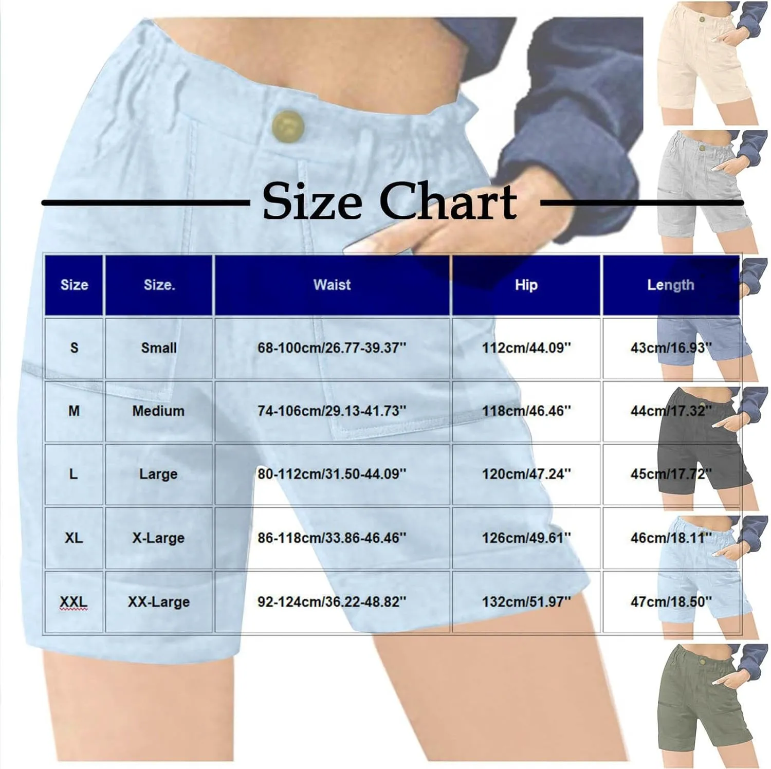 Bermuda Shorts for Women,Summer Casual High Waisted Knee Length Shorts with Pockets Trendy 2025 Vacation Clothes