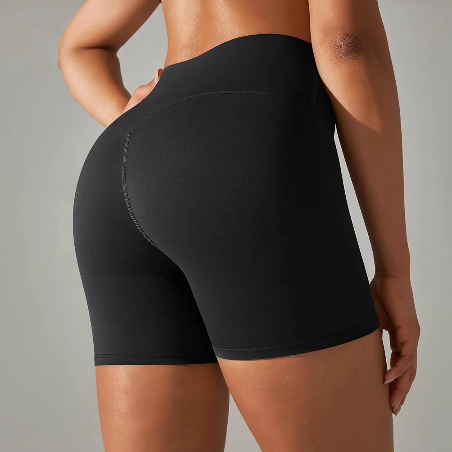 Biker Shorts Women Tummy Control Yoga Shorts High Waisted Gym Shorts Comfy Workout Shorts Athletic Shorts Leggings