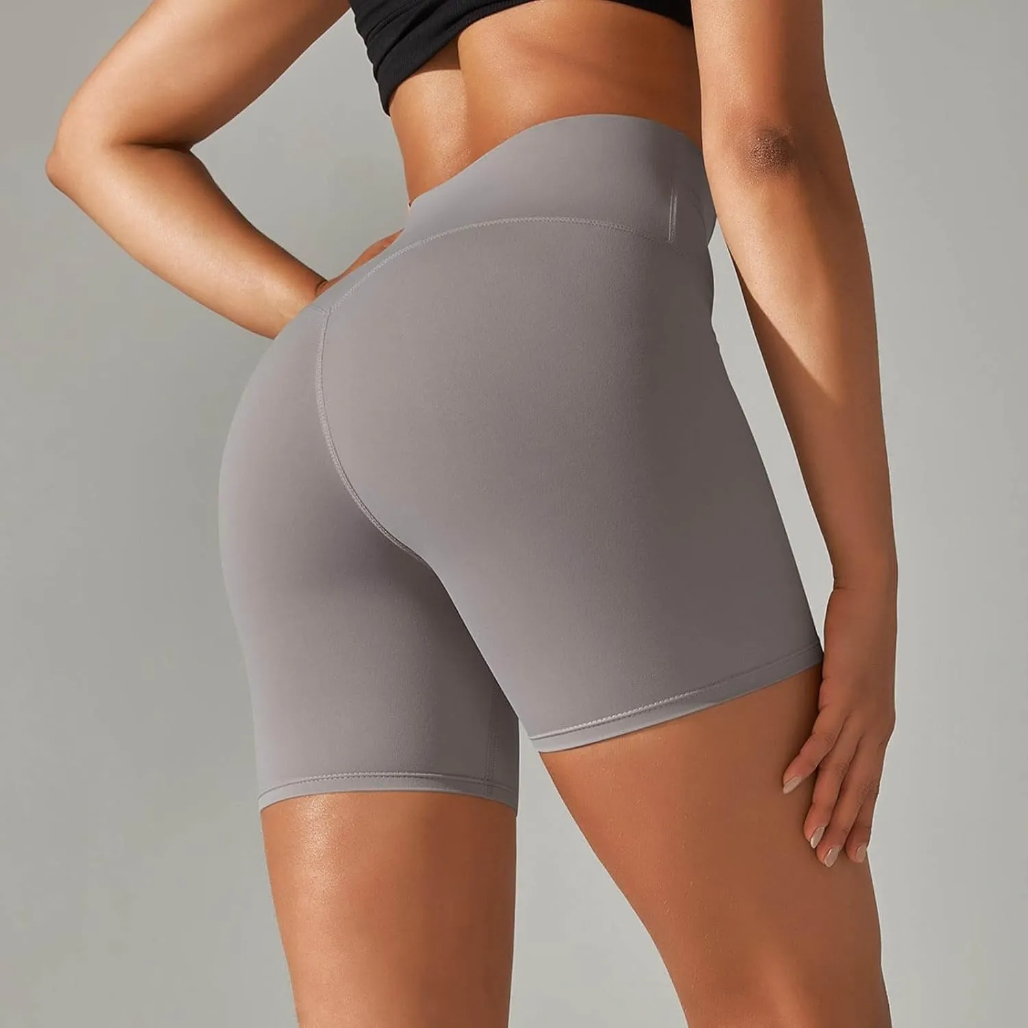 Biker Shorts Women Tummy Control Yoga Shorts High Waisted Gym Shorts Comfy Workout Shorts Athletic Shorts Leggings