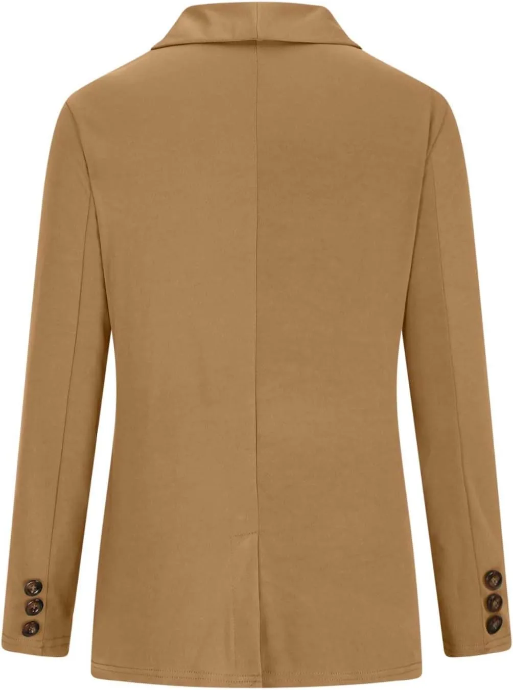 Blazer for Women Long Sleeve Lapel Open Front Business Casual Workwear Coat Solid Trendy Office Work Tailored Jackets