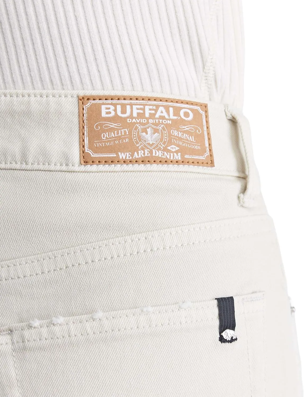 Buffalo David Bitton Women's Goldie High Rise Relaxed Denim Short