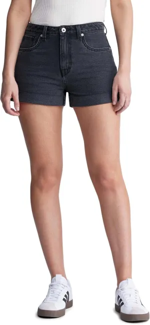 Buffalo David Bitton Women's Goldie High Rise Relaxed Denim Short