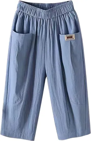 Capris Pants Bermuda Shorts for Women Casual Summer Beach Drawstring Shorts Knee Length Loose Cute Vacation Short