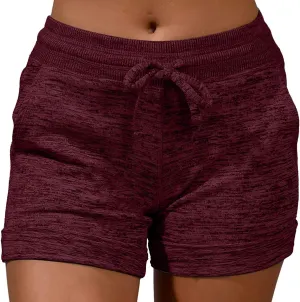 Casual Shorts for Women Athletic Workout Gym Yoga Shorts Summer Beach Lounge Short Pants