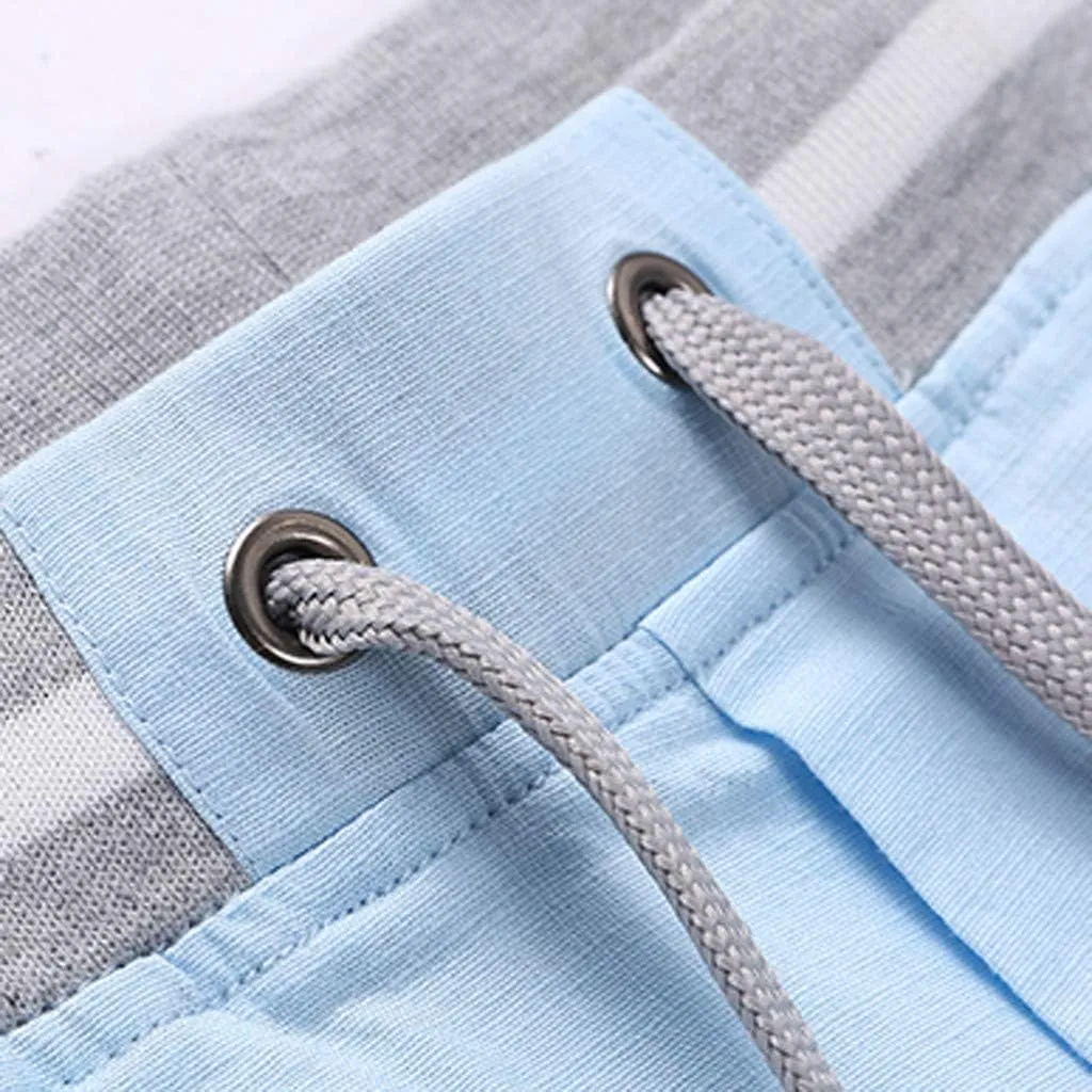 CRNTCEM Mens Casual Cotton Shorts Athletic Workout Tactical Shorts Elastic Waisted Summer Twill Golf Shorts with Pockets