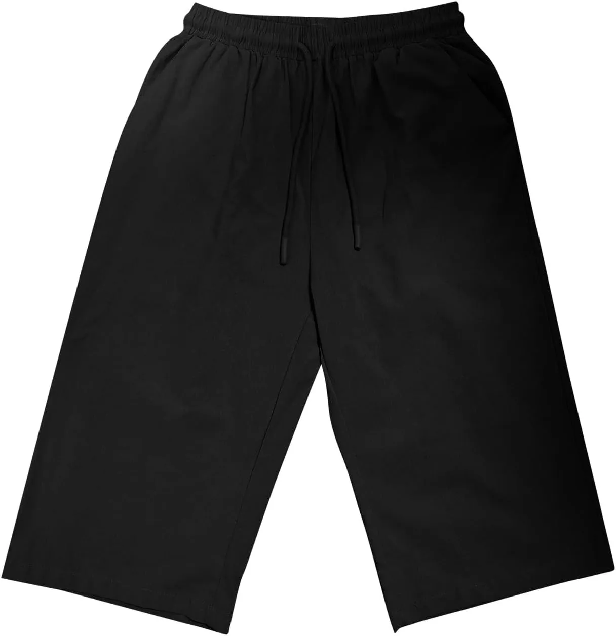 DDAPJ pyju Linen Bermuda Shorts for Women Summer Casual High Waisted Shorts Loose Drawstring Waist Beach Shorts with Pockets