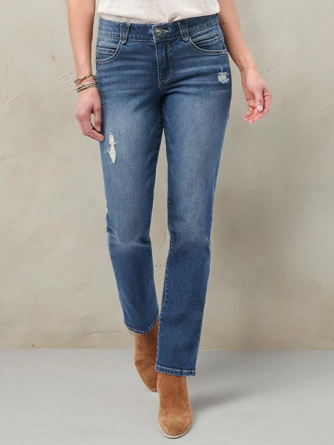 Democracy Women's Ab Solution High Rise Straight Leg