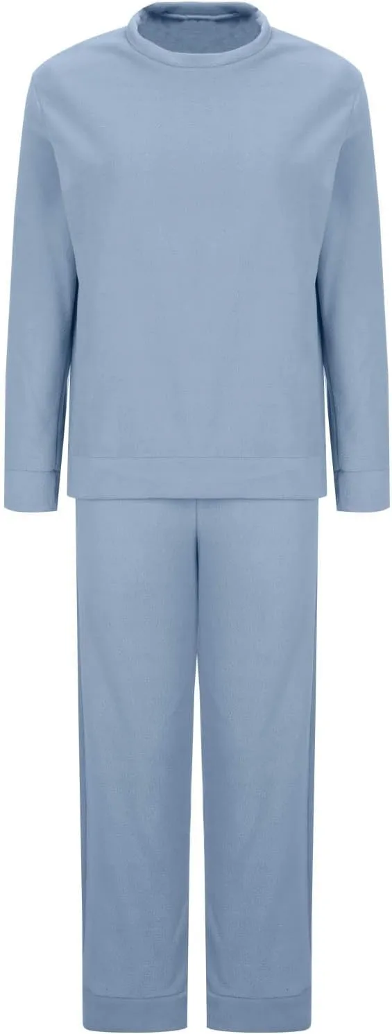 Fleece Lounge Sets for Women Sweatsuits 2 Piece Outfit Warm Winter Pajamas Set Long Sleeve Tops with Pants