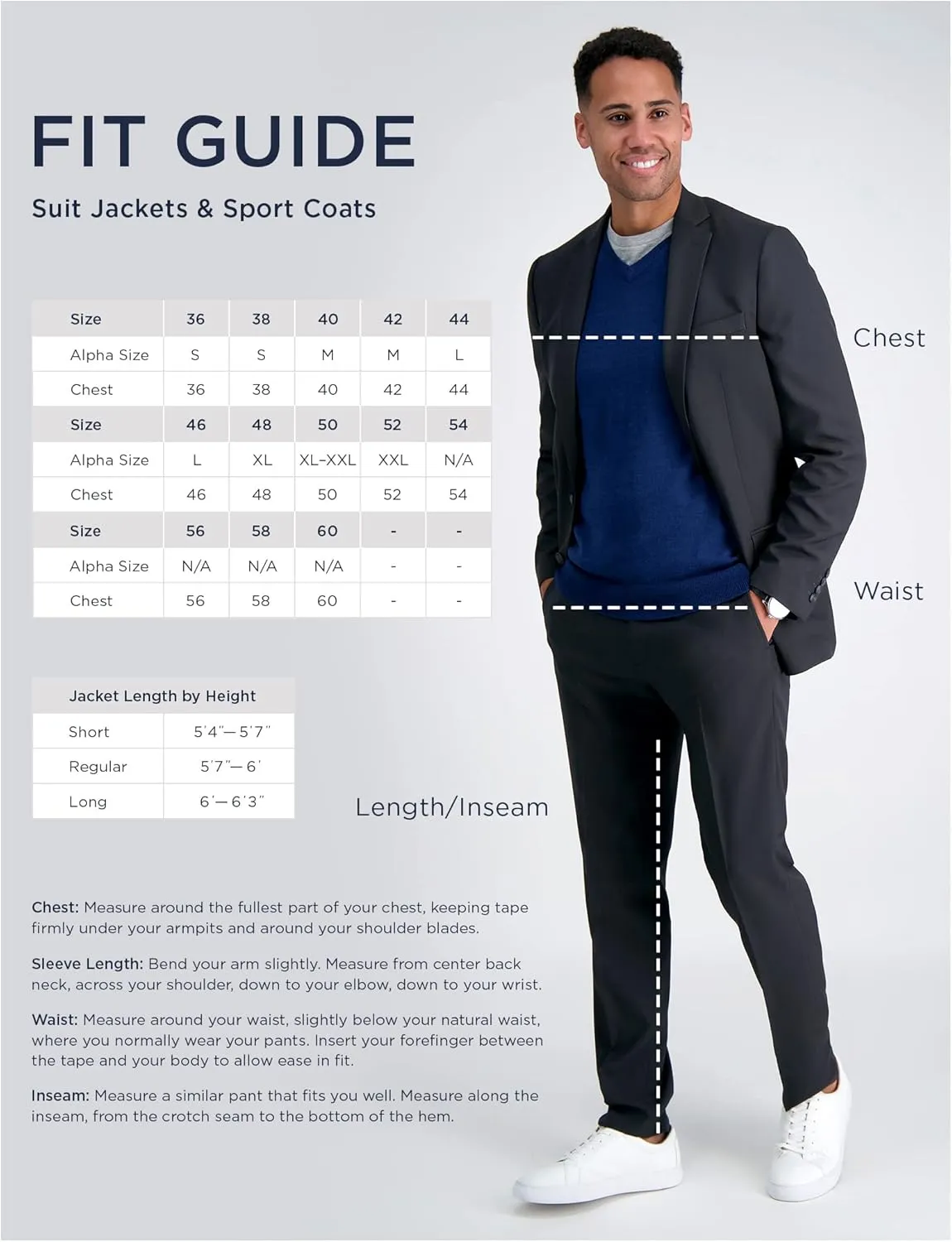 Haggar Men's Smart Wash with Repreve Slim Fit Suit Separates-Pants & Jackets
