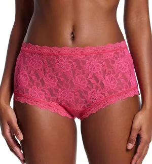 hanky panky Women's Signature Lace High Rise Boy Shorts