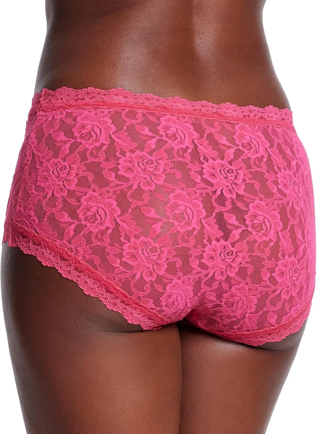 hanky panky Women's Signature Lace High Rise Boy Shorts