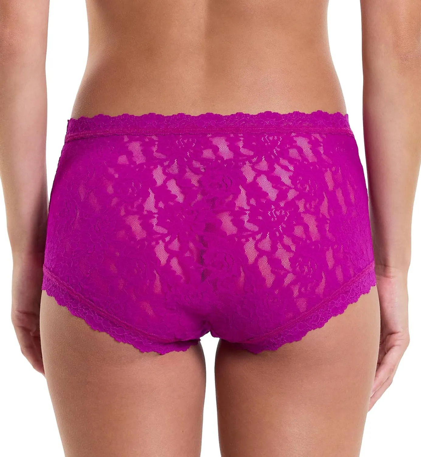 hanky panky Women's Signature Lace High Rise Boy Shorts