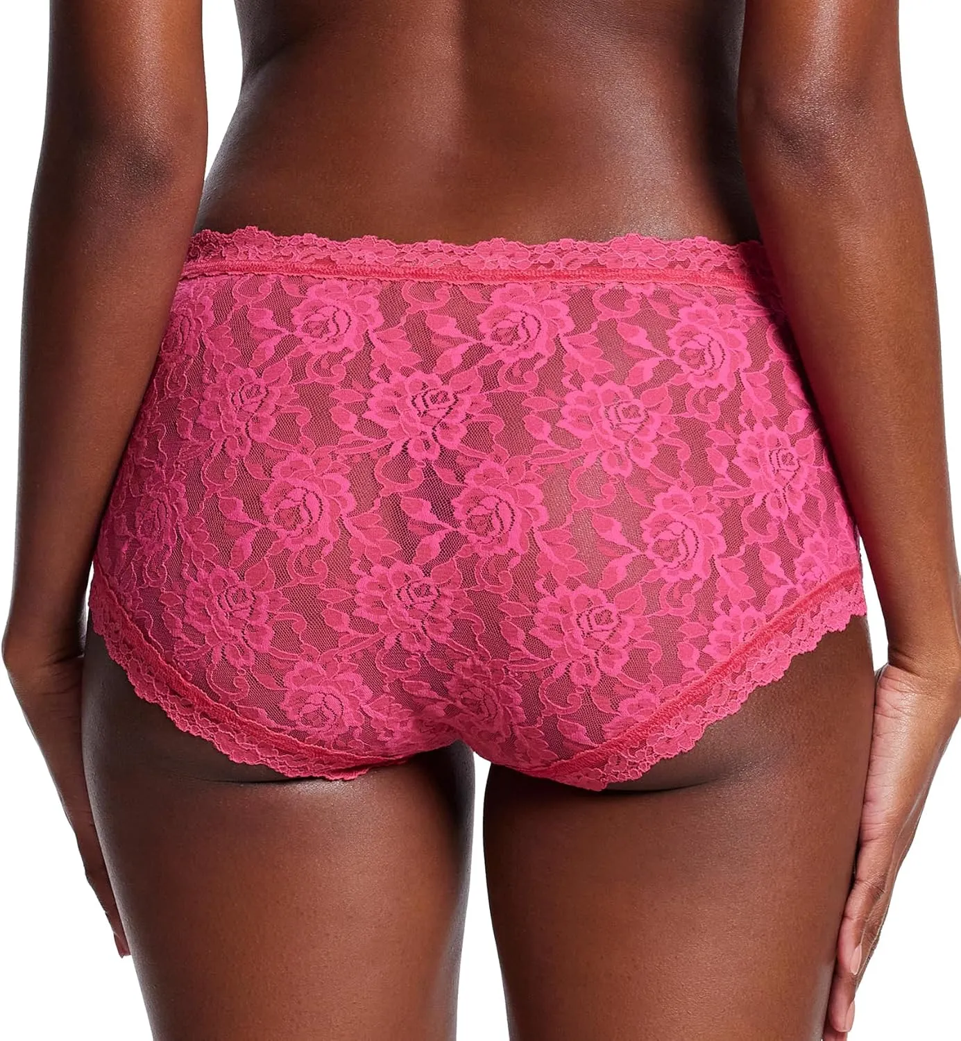 hanky panky Women's Signature Lace High Rise Boy Shorts