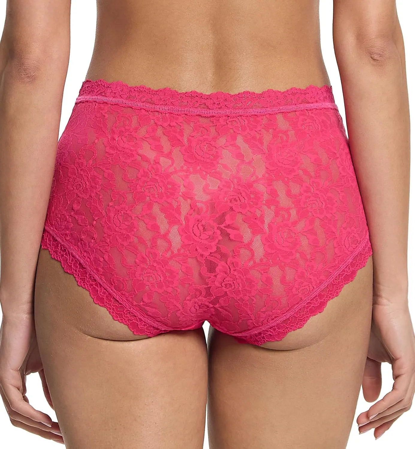 hanky panky Women's Signature Lace High Rise Boy Shorts
