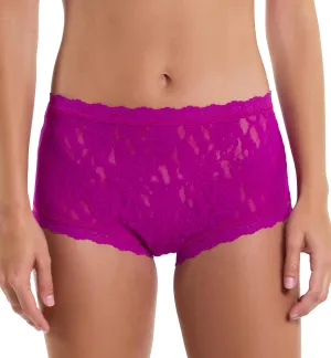 hanky panky Women's Signature Lace High Rise Boy Shorts