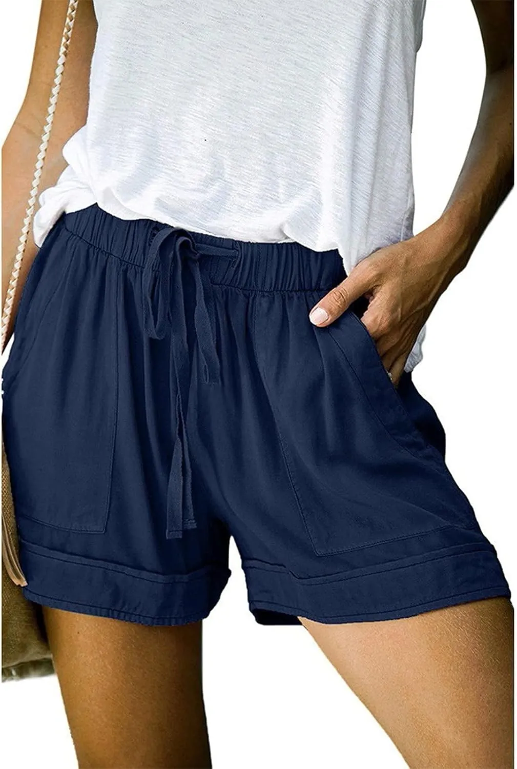 Hiking Cargo Shorts for Women Quick Dry Athletic Shorts for Camping Golf Summer Casual Shorts with Pockets