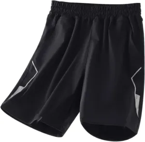 Kids Boys Athletic Running Shorts Quick Dry Sports Workout Shorts Gym Hiking Lightweight Short with Pockets