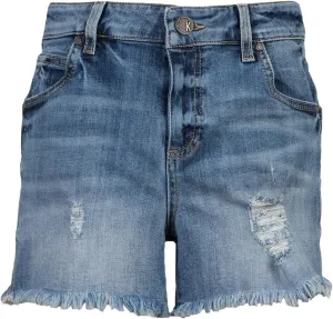 KUT from the Kloth Gidget High-Rise Frey Shorts