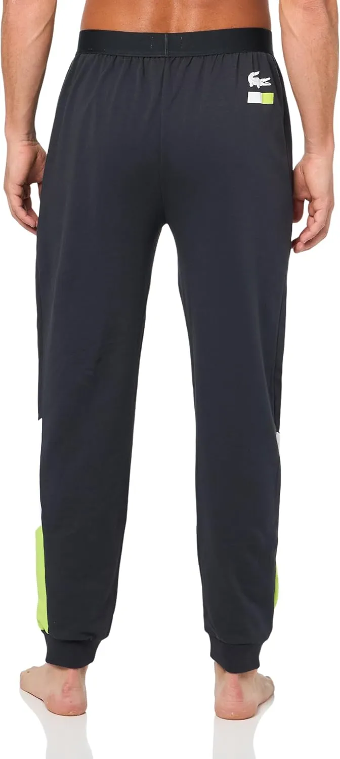 Lacoste mens Oversized Logo Fleece Pajama Pants