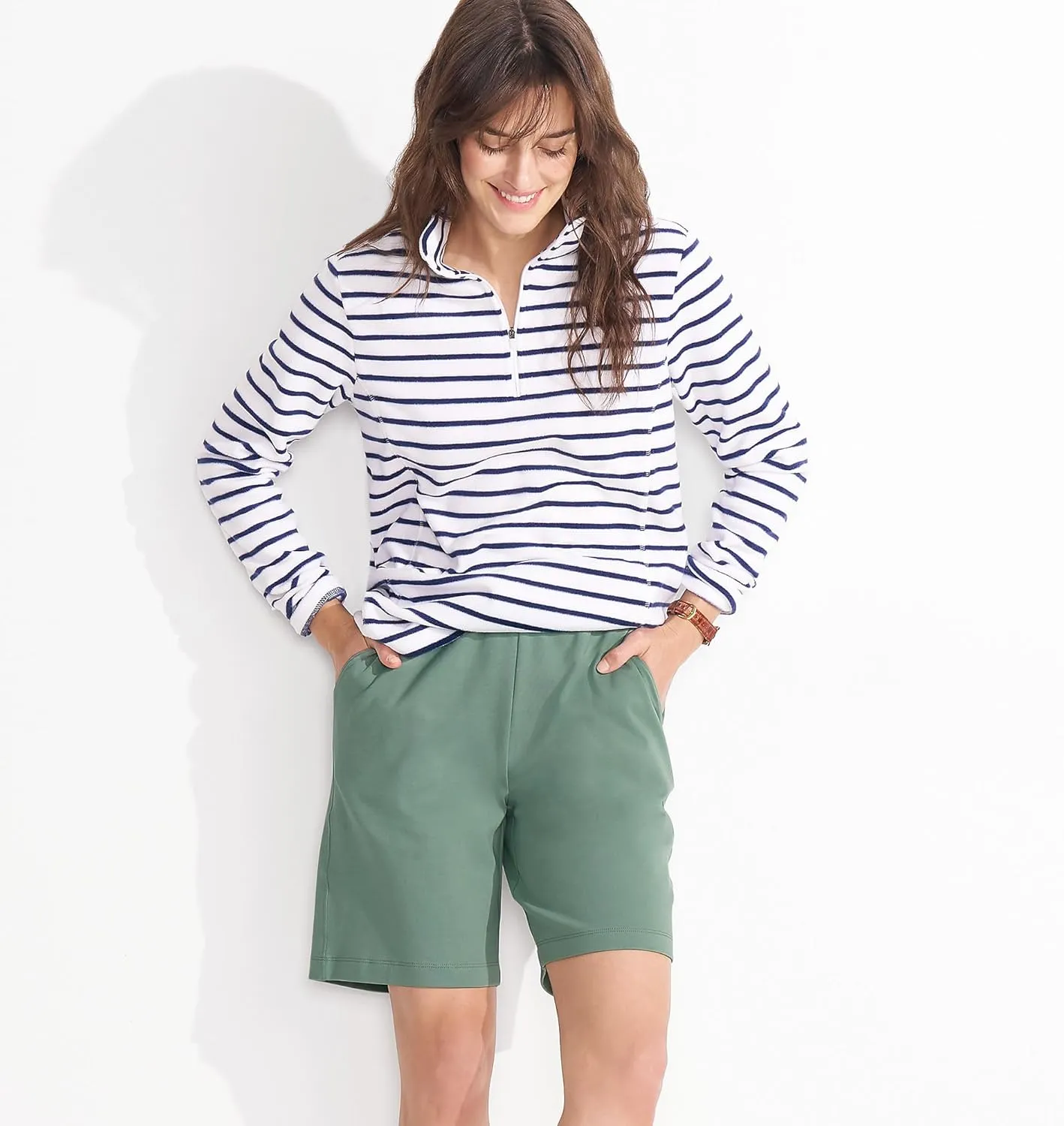 Lands' End Women's Sport Knit High Rise Shorts