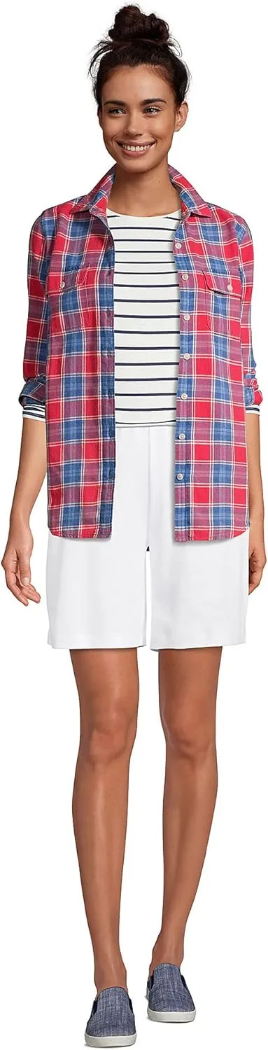 Lands' End Women's Sport Knit High Rise Shorts