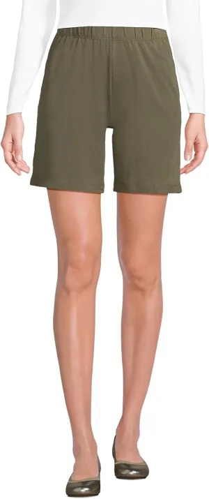 Lands' End Women's Sport Knit High Rise Shorts