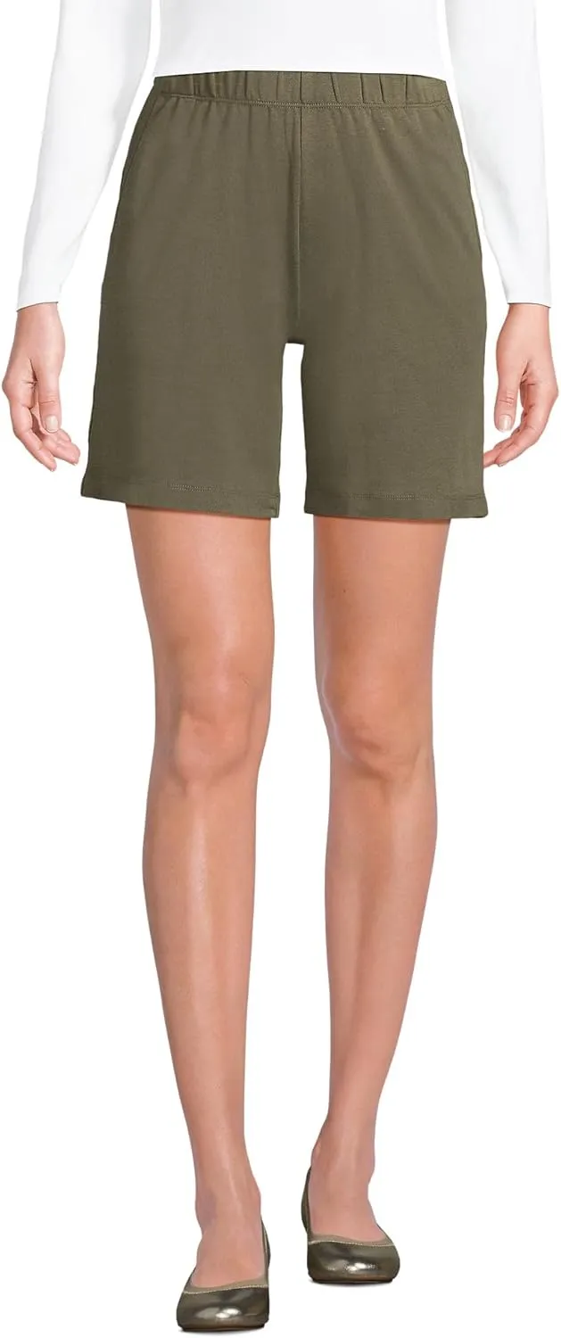Lands' End Women's Sport Knit High Rise Shorts