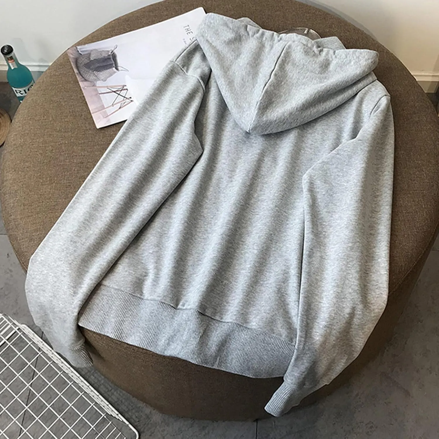Lastesso Track Suits for Women Set Comfy Loose Sweatsuit 2 Piece Set Full Zip Up Long Sleeve Jacket Hood Sports Sweatpants