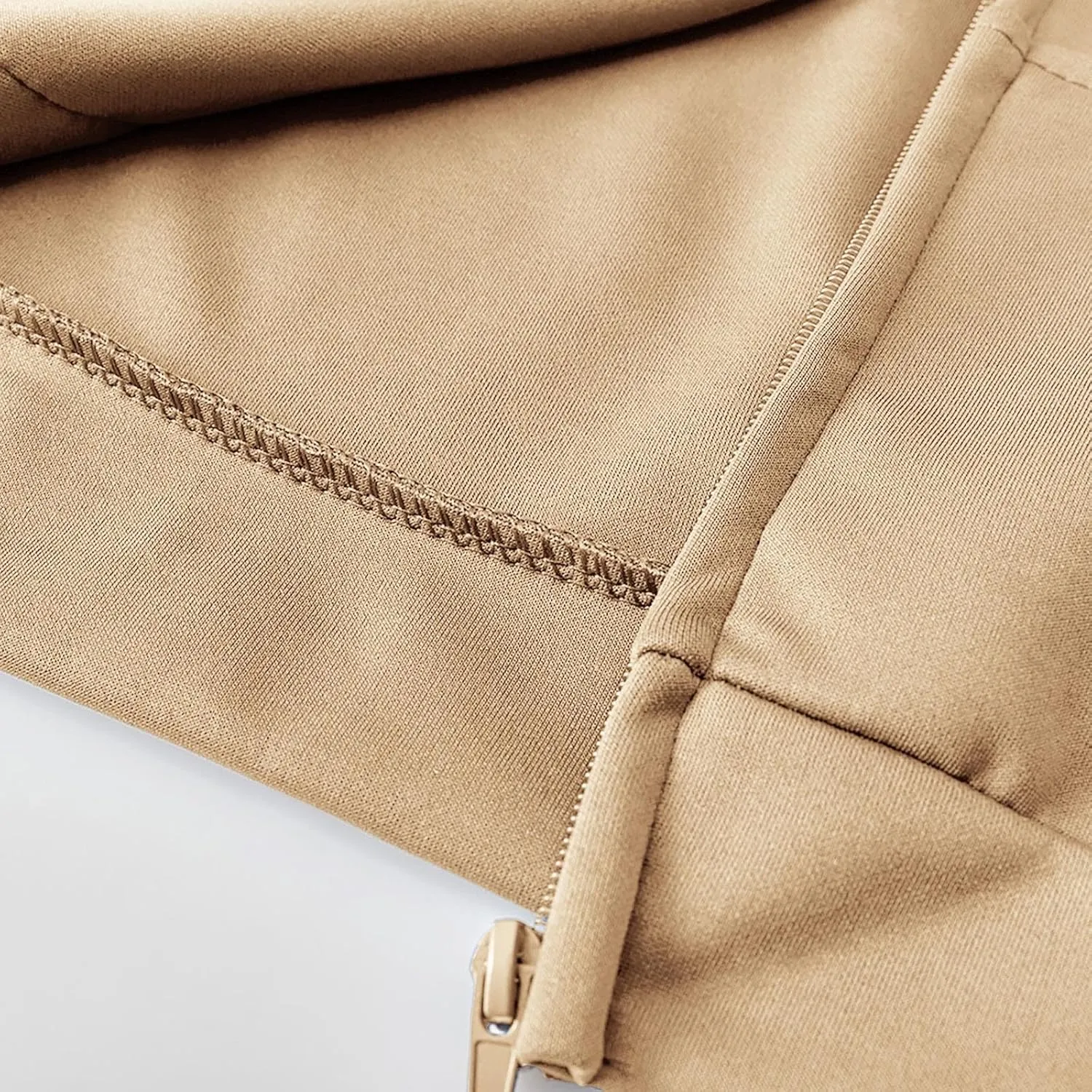 Lastesso Women Track Suits 2 Piece Set Solid Loose Sweatsuit Outfits Long Sleeve Jackets Hood Baggy Sweatpants Soft Outwear