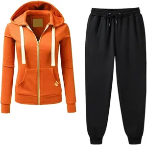 Lastesso Women Workout Sets Soft Tracksuit Outfits Casual Loose Jackets with Pockets Oversized Sweatsuits Lounge Outfits