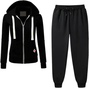 Lastesso Women Workout Sets Soft Tracksuit Outfits Casual Loose Jackets with Pockets Oversized Sweatsuits Lounge Outfits