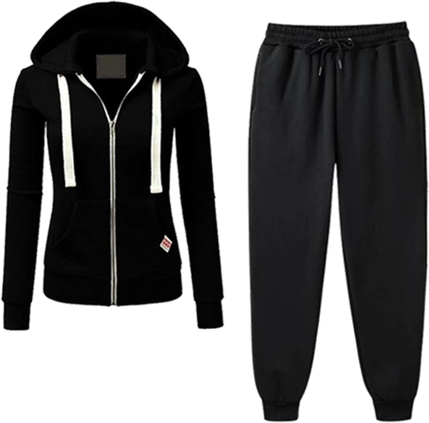 Lastesso Women Workout Sets Soft Tracksuit Outfits Casual Loose Jackets with Pockets Oversized Sweatsuits Lounge Outfits