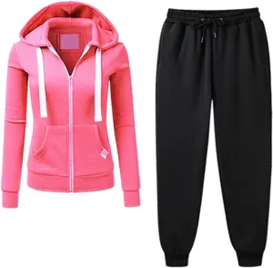 Lastesso Women Workout Sets Soft Tracksuit Outfits Casual Loose Jackets with Pockets Oversized Sweatsuits Lounge Outfits