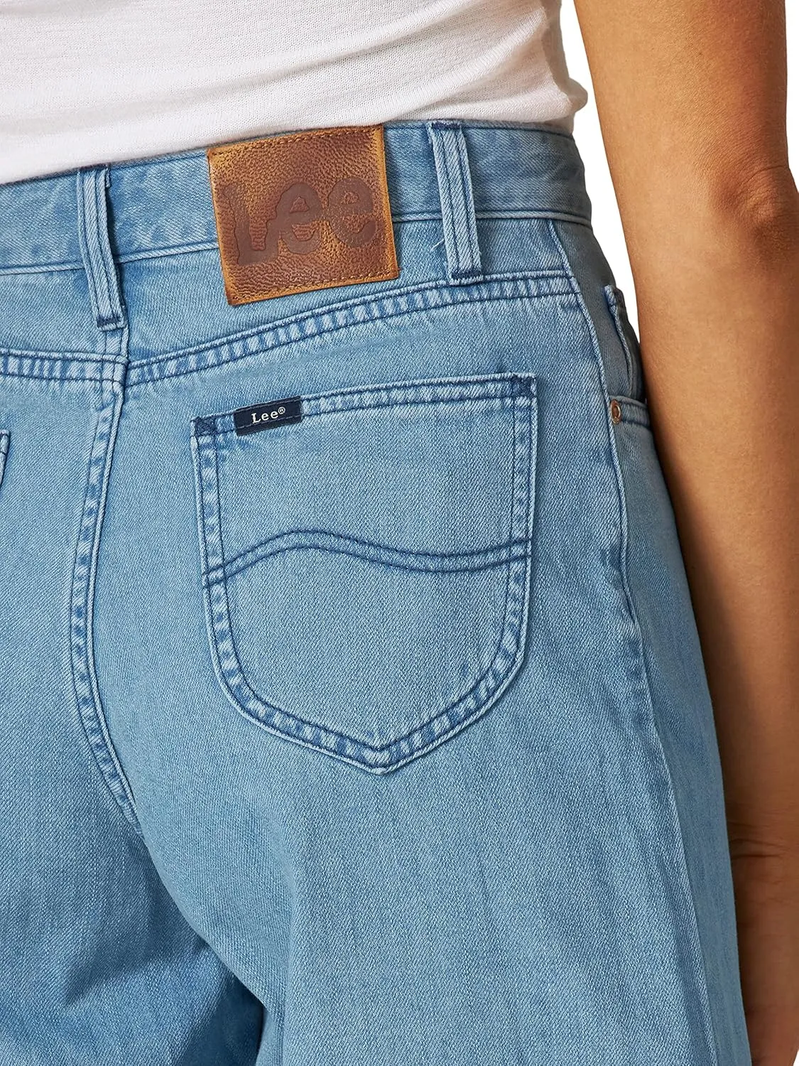 Lee Women's High Rise Slouch Jean Short