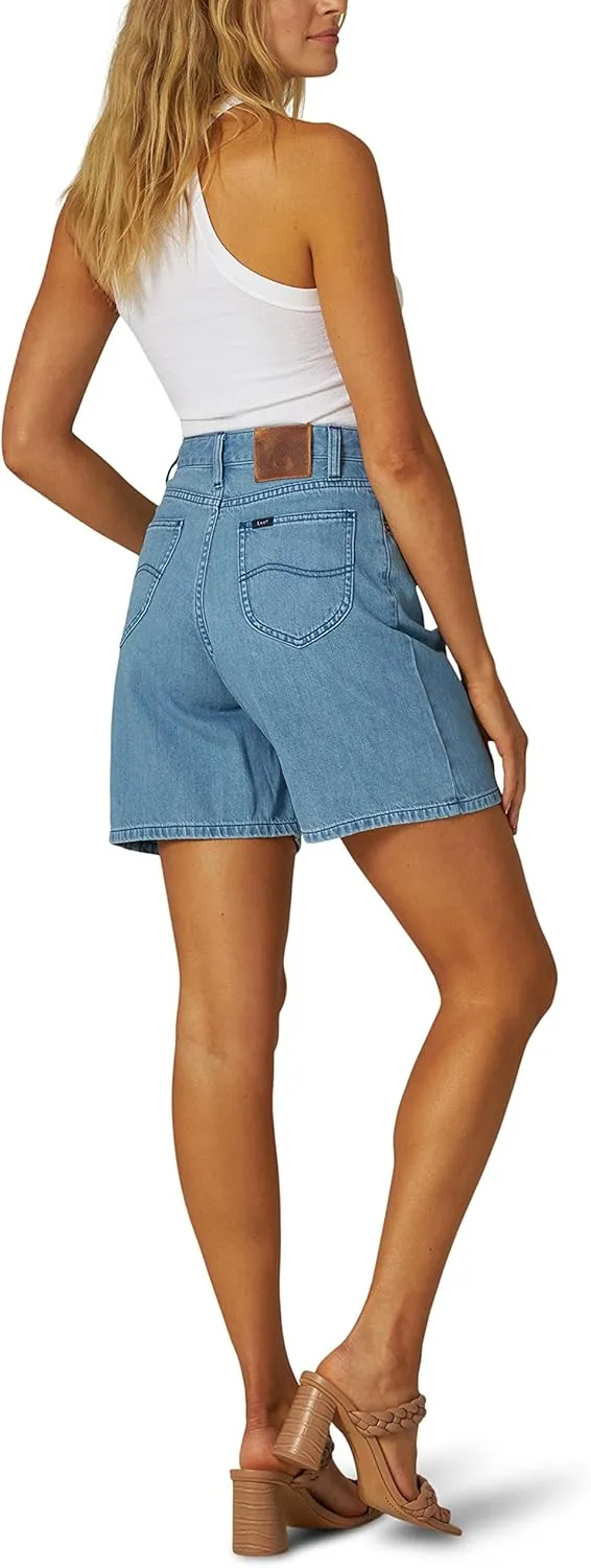 Lee Women's High Rise Slouch Jean Short