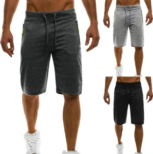 Linen Shorts for Men, Men's Casual Cotton Linen Shorts Elastic Waist Drawstring Summer Sports Golf Shorts with Pockets