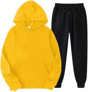 Lounge Sets for Women 2025 Sleeve Pullover Hooded Crop Top Sets Long Sleeve Sweatshirt Jogger Pants Set 2 Piece