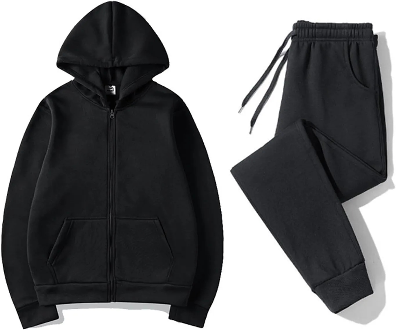 Lounge Sets for Women 2025 Sleeve Pullover Hooded Crop Top Sets Long Sleeve Sweatshirt Jogger Pants Set 2 Piece