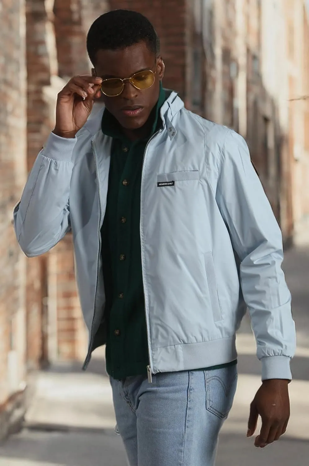 Members Only Classic Iconic Racer Lightweight Bomber Jackets Unisex