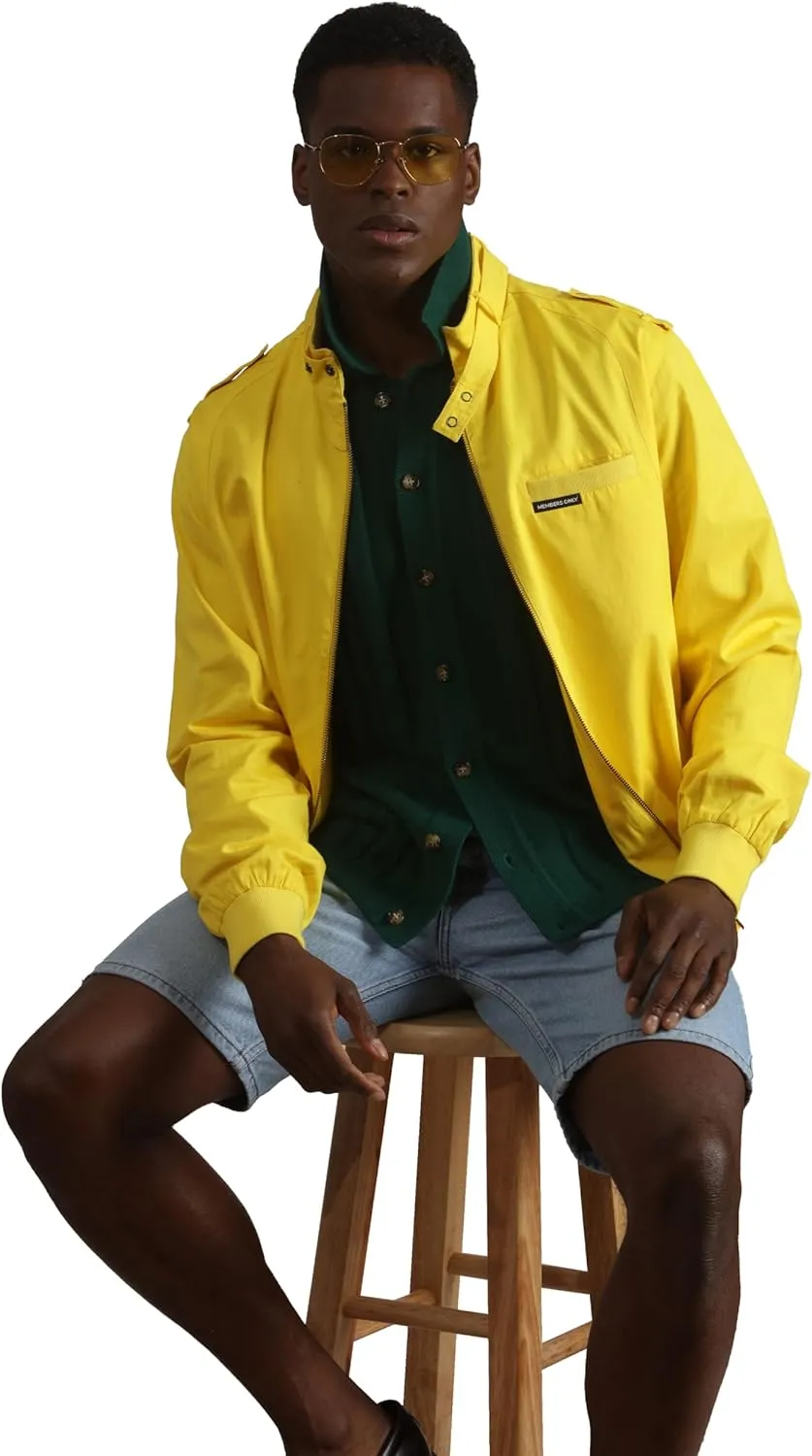 Members Only Classic Iconic Racer Lightweight Bomber Jackets Unisex