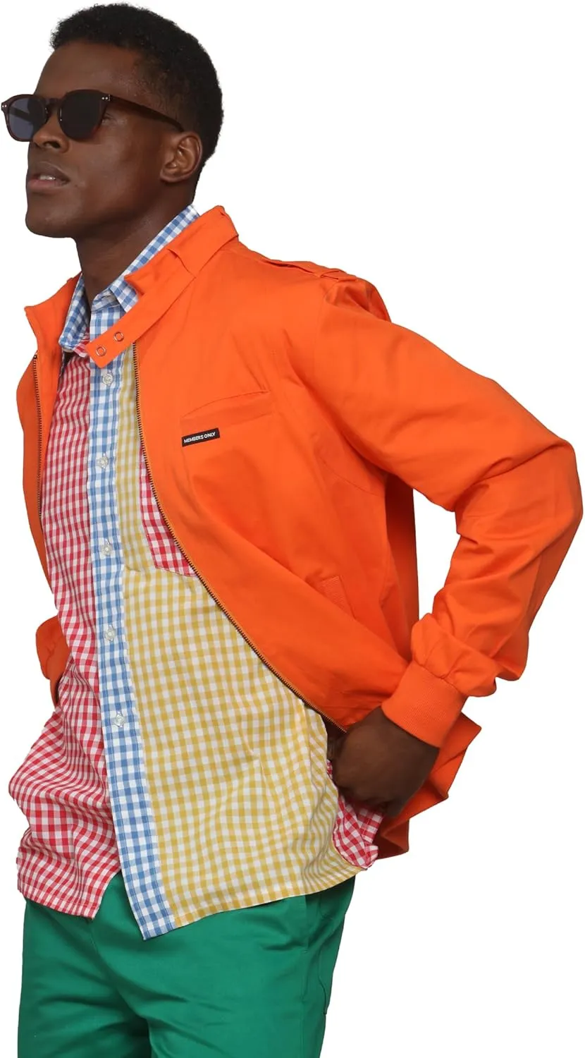 Members Only Classic Iconic Racer Lightweight Bomber Jackets Unisex