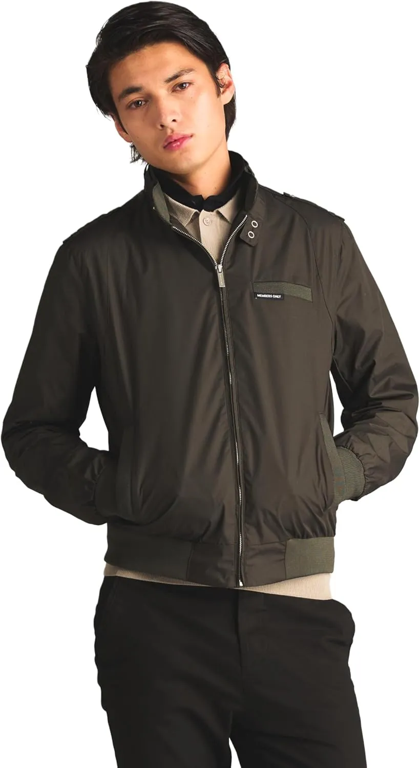 Members Only Classic Iconic Racer Lightweight Bomber Jackets Unisex