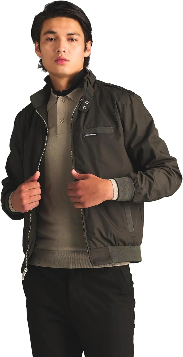 Members Only Classic Iconic Racer Lightweight Bomber Jackets Unisex