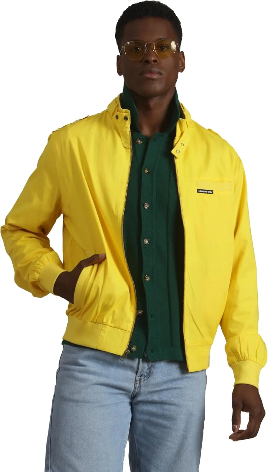 Members Only Classic Iconic Racer Lightweight Bomber Jackets Unisex