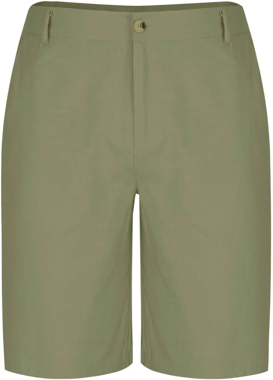 Men's Cotton Linen Shorts Solid Color Casual Pocket Half Shorts Button Zipper Dress Pants with Pockets