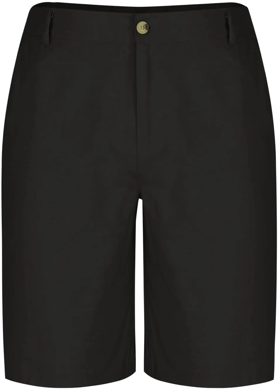 Men's Cotton Linen Shorts Solid Color Casual Pocket Half Shorts Button Zipper Dress Pants with Pockets