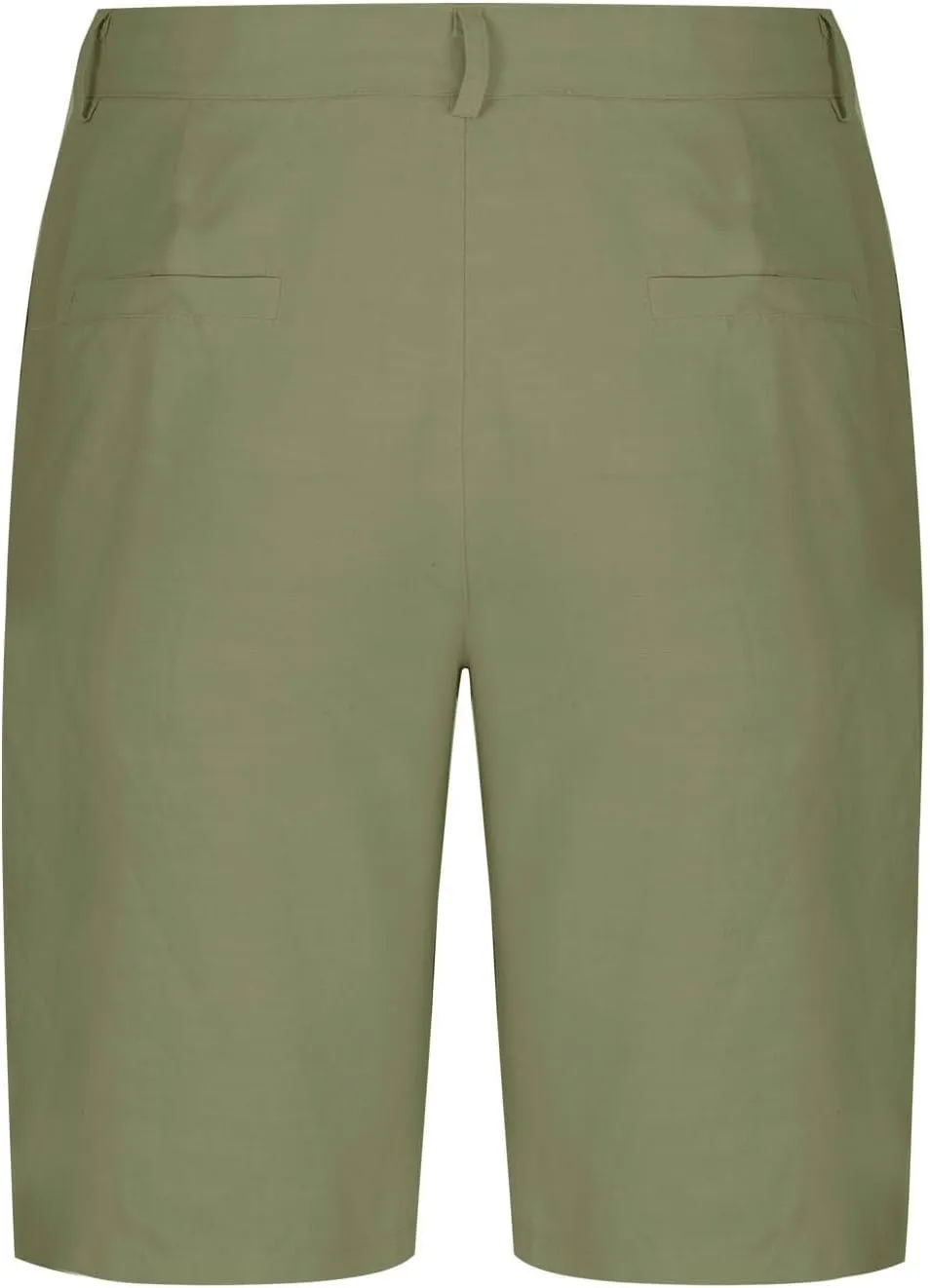 Men's Cotton Linen Shorts Solid Color Casual Pocket Half Shorts Button Zipper Dress Pants with Pockets